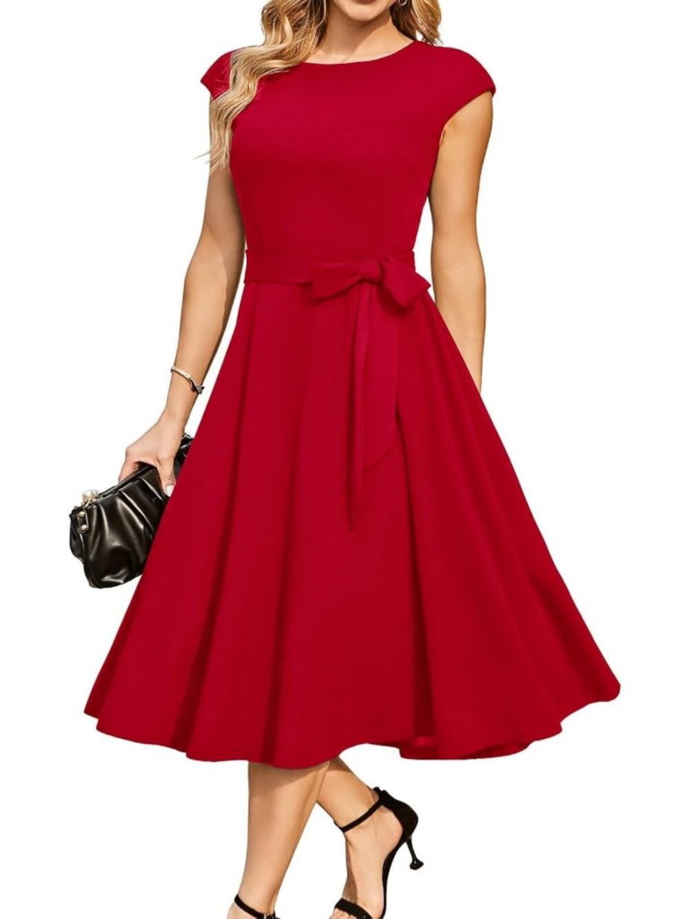 Elegant Women's Cocktail Dress - Formal Wedding Guest & Church Attire